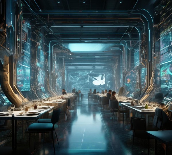未来食堂,科技与艺术的完美融合,让您的用餐体验更上一层楼。 未来食堂,科技与艺术的完美融合,让您的用餐体验更上一层楼。
