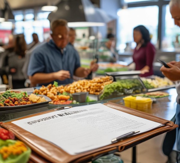 食堂文明与温暖，共同温暖社区